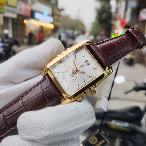 Đồng hồ nam Olympia Star Mặt vuông OPA58031MK-GL-T