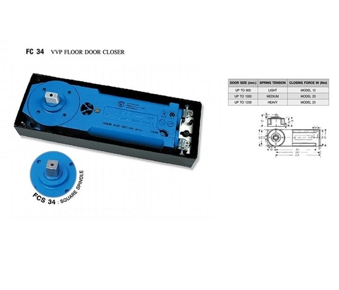 Bản lề sàn VVP 150kg FC34-25 Thái Lan chính hãng