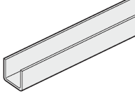 Ray dẫn hướng chữ U 3000mm (250-P) 940.42.301 Hafele