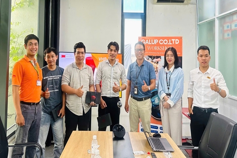 Workshop Kỹ Thuật Tại Nhà Máy – Chương Trình Đào Tạo Keo & Băng Keo 3M từ Galup