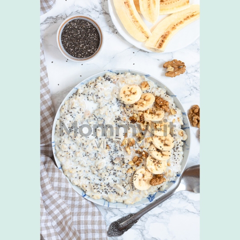 CHÁO YẾN MẠCH CHUỐI HẠT CHIA