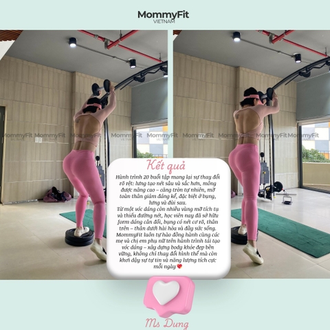 PHẢN HỒI TỪ HỌC VIÊN SAU 20 BUỔI TẬP CÙNG CHƯƠNG TRÌNH MOMMYFIT VIETNAM