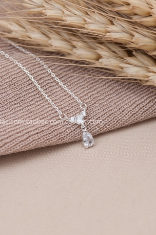 Dây chuyền bạc Việt Nam giọt đá rơi