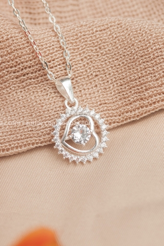 Dây chuyền bạc Việt Nam Ocean Heart