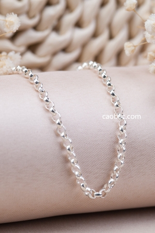 Dây trẻ em bạc Việt Nam mắt tròn