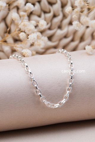 Dây trẻ em bạc Việt Nam mắt vuông to