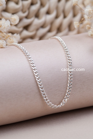 Dây trẻ em bạc Việt Nam xích trơn