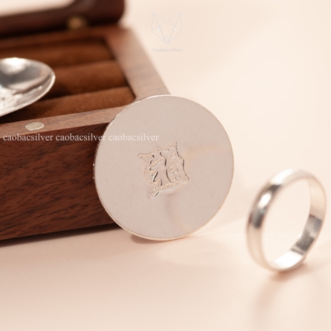 Đồng xu đánh cảm bạc Việt Nam nguyên chất size 2,7cm