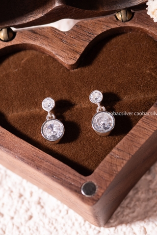 Khuyên tai bạc Việt Nam Starlight Echo