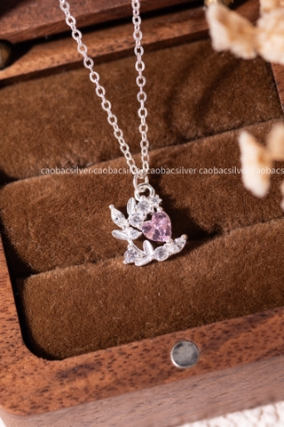 Dây chuyền bạc Việt Nam Blooming Grace