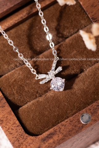 Dây chuyền bạc Việt Nam Dazzle Bow