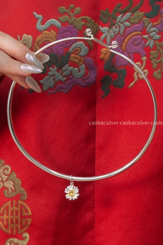 Kiềng cổ bạc Việt Nam Kim Cúc