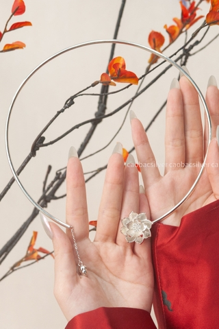 Kiềng cổ bạc Việt Nam Liên Hương