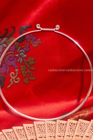 Kiềng cổ bạc Việt Nam Viên Mãn