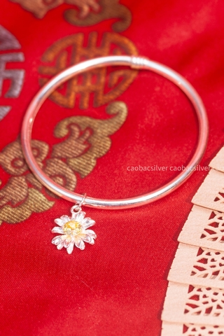 Kiềng tay bạc Việt Nam Kim Cúc