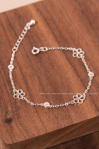 Lắc chân bạc Việt Nam Flower