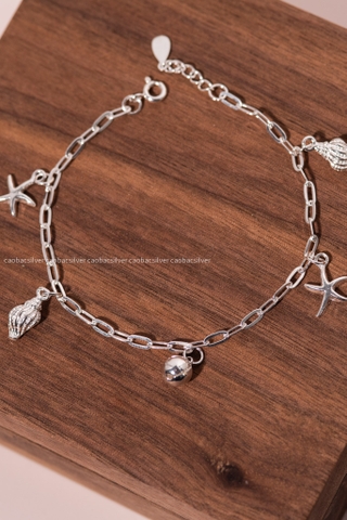 Lắc tay bạc Việt Nam Starfish