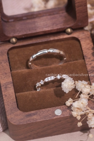 Nhẫn đôi bạc Việt Nam Special Couple Rings (323)