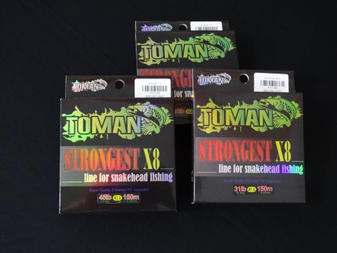 PE Toman X8 150m Hàng Chính Hãng 100%