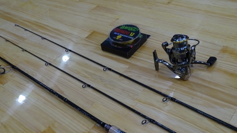 Combo 1150k - Máy Deukio ES 3000, Cần Hunter, Dây PE Toman