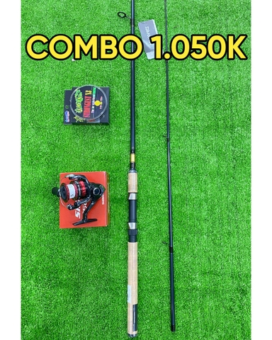 Combo 1.050K - Cần Daiwa Sweetfire + Máy Shimano Sienna 2500HG + Dây PE Toman