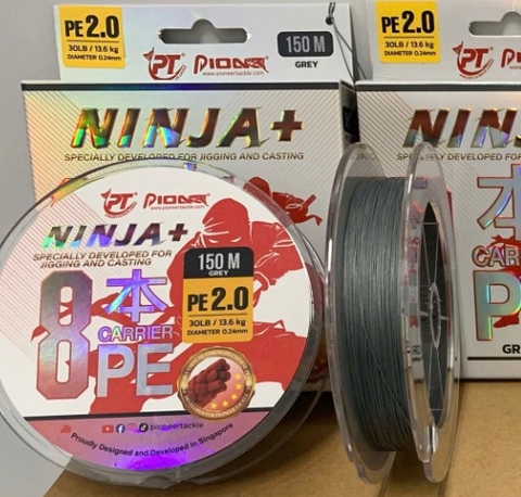 Dây PE X8 Pioneer Ninja Grey