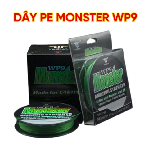 Dây PE Monster WP9 chuyên lure