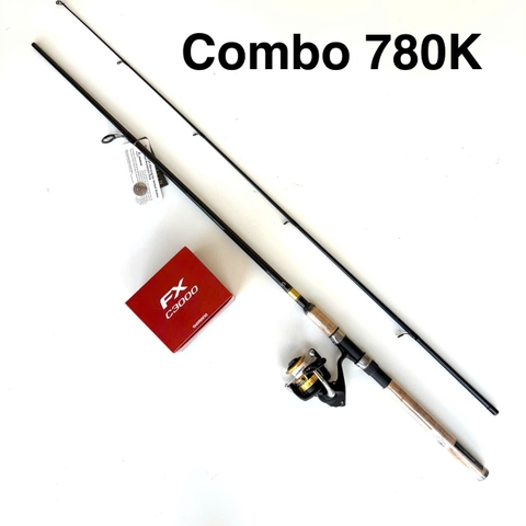 Combo Lure 780K | Cần Daiwa SweepFire + Máy Shimano FX