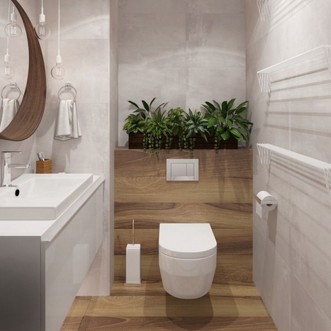 Với sự phát triển của công nghệ, các kiến trúc sư đã tạo ra những thiết kế đầy tiện nghi, hiện đại cho phòng tắm nhỏ 1m