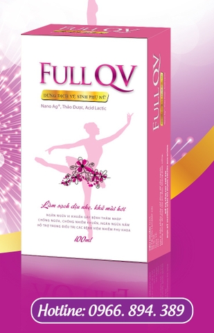 FullQV 100ml-Dung dịch vệ sinh phụ nữ