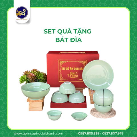 SET QUÀ TẶNG BÁT ĐĨA CAO CẤP