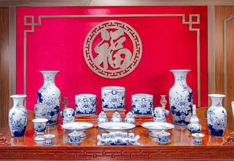 Bộ đồ thờ Bạch Ngọc Liên Hoa