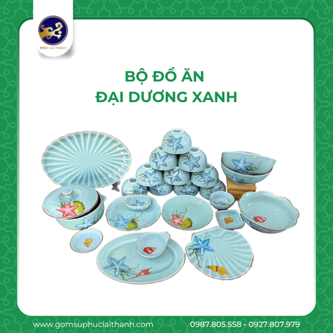 BỘ ĐỒ ĂN ĐẠI DƯƠNG XANH