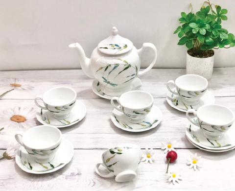 Bộ ấm chén Hoàng Cung Trúc Chuồn