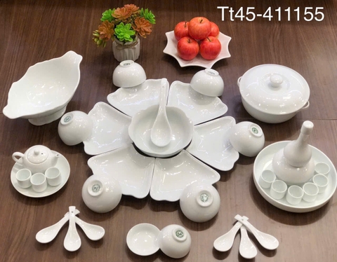 BỘ HOA MẶT TRỜI SỨ TRẮNG