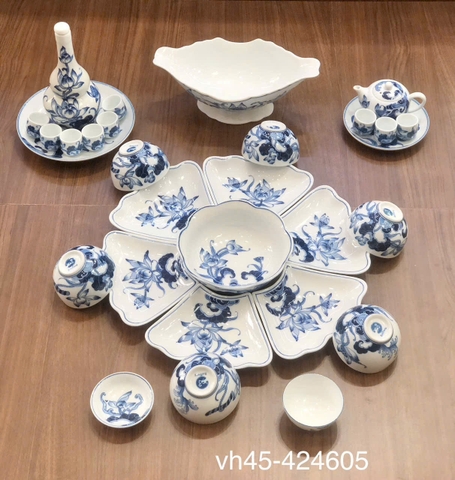 BỘ HOA MẶT TRỜI SEN LAM CỔ ĐỦ MÓN