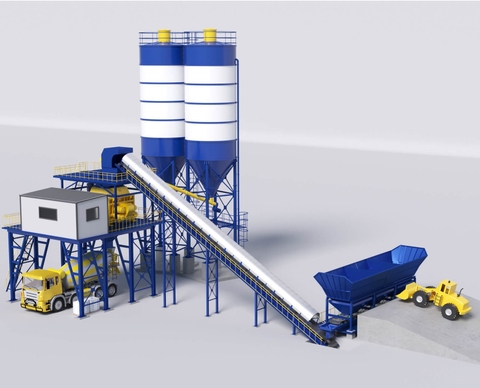 Trạm Trộn Bê Tông 90m3/h