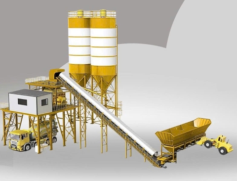 Trạm Trộn Bê Tông 35m3/h