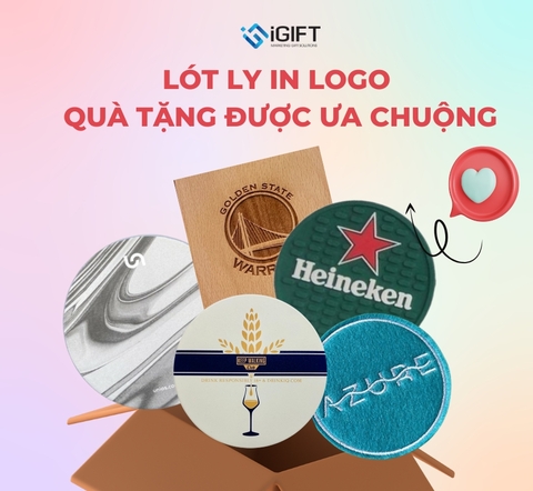 Chất liệu của lót ly in logo - Quà tặng doanh nghiệp ưa chuộng