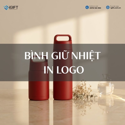 Bình giữ nhiệt in logo: Báo giá & Mẫu mới nhất IGIFT
