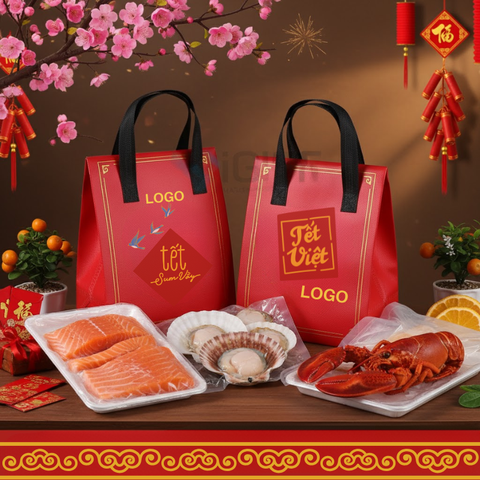 Túi Vải Không Dệt Giữ Nhiệt in Logo Theo Yêu Cầu