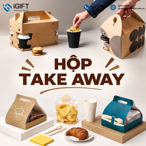 Hộp Take Away: Giải pháp bao bì & Quà tặng F&B trọn gói tại iGIFT
