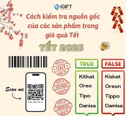 [MẸO] Cách kiểm tra nguồn gốc của các sản phẩm trong giỏ quà Tết