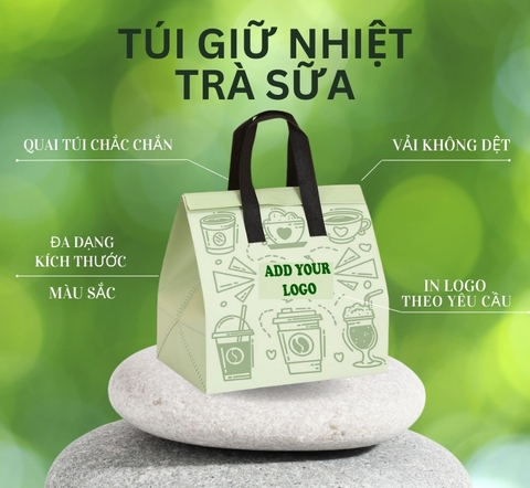 Túi Giữ Nhiệt Trà Sữa Được Các Thương Hiệu F&B Lựa Chọn
