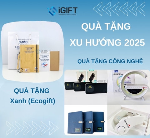 Xu hướng 2025: Quà tặng xanh và quà tặng công nghệ lên ngôi