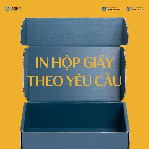 In hộp giấy theo yêu cầu: Giải pháp bao bì chuyên nghiệp & Tối ưu chi phí