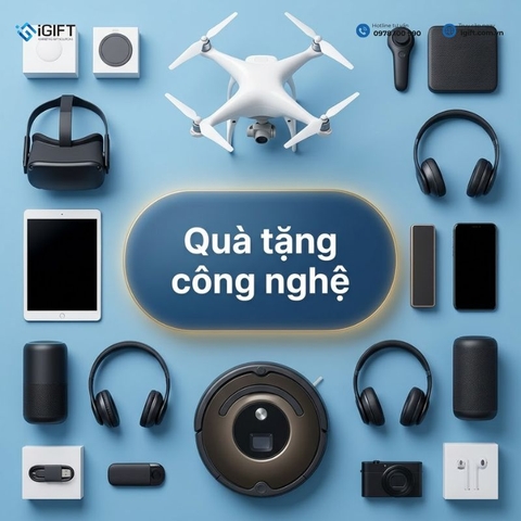 Quà tặng công nghệ 2026: 15+ Ý tưởng độc đáo in logo
