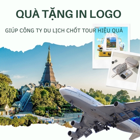 Quà tặng in logo giúp công ty du lịch chốt tour hiệu quả