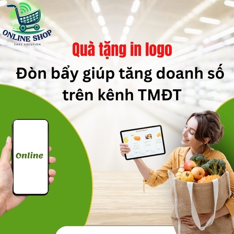 Quà tặng in logo – Đòn bẩy giúp tăng doanh số trên kênh TMĐT