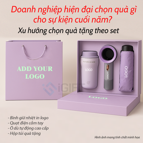 Doanh nghiệp hiện đại chọn quà gì cho sự kiện cuối năm? Xu hướng chọn quà tặng theo set